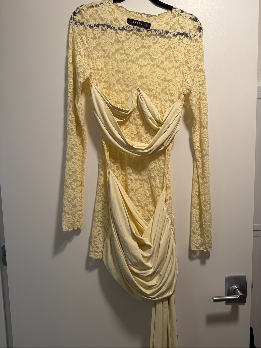 Lioness Yellow Lace dress